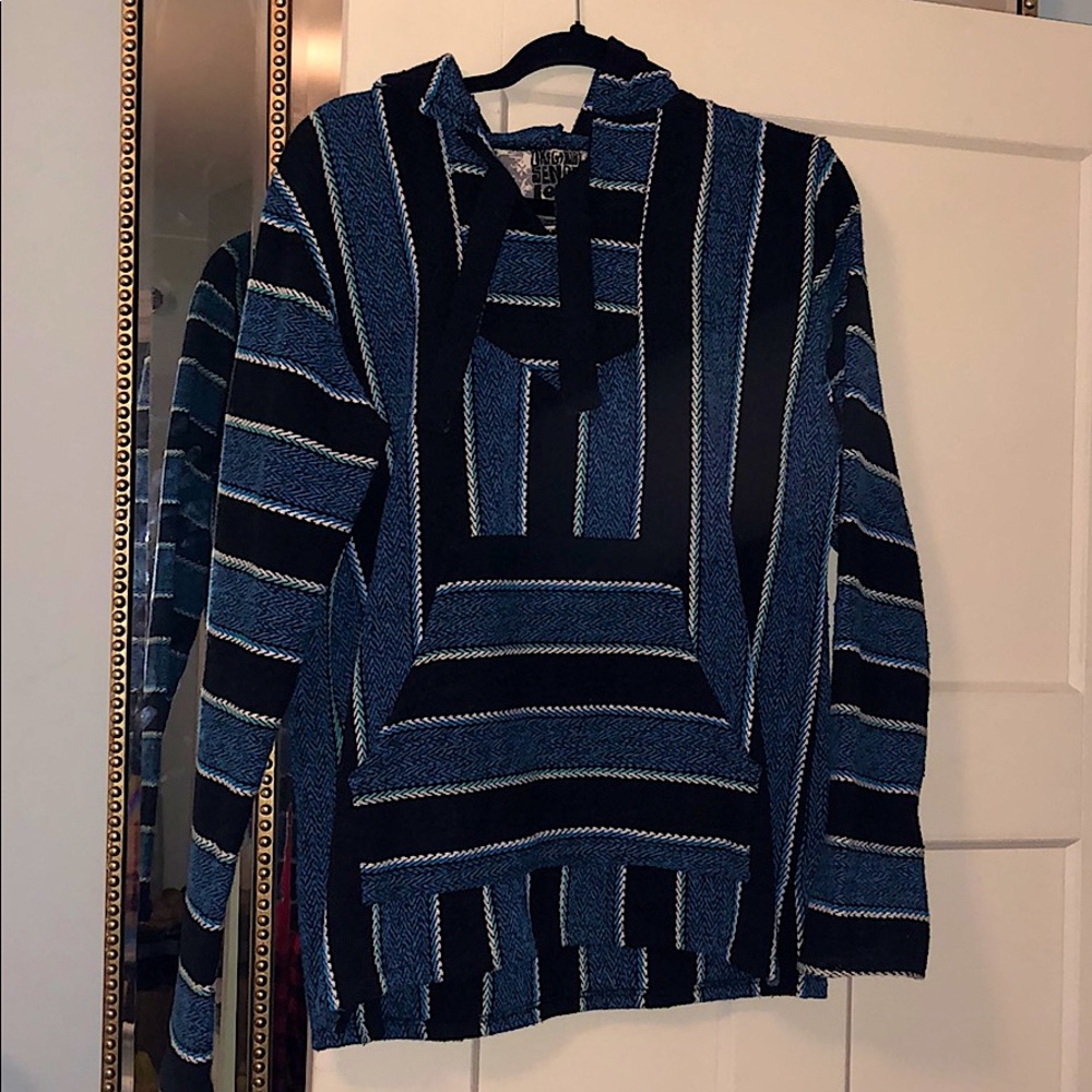 Original Senor Lopez Poncho Hoodie Made in Mexico